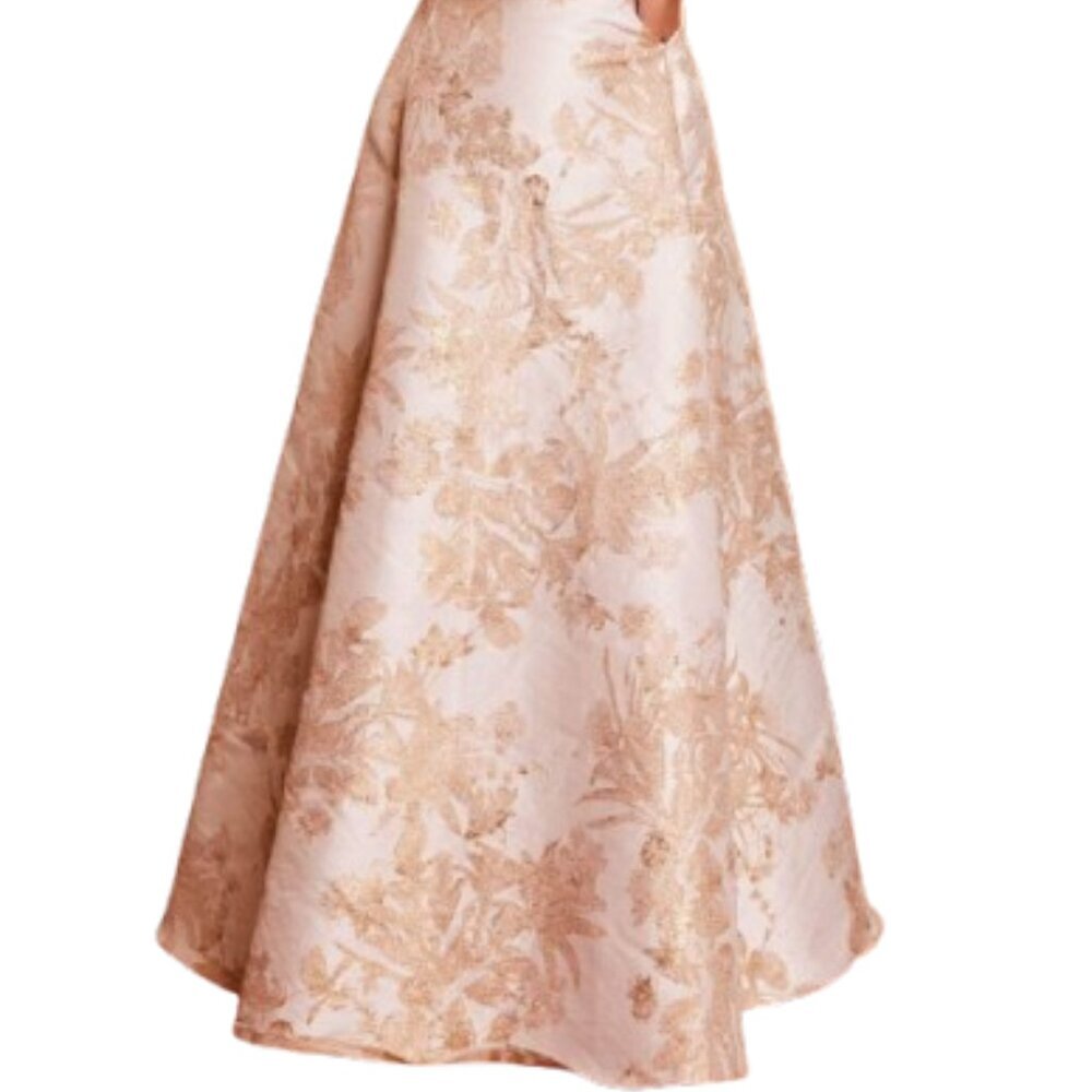 NWT Jovani 23178SC Mikado Mother of the Bride Dress Navy Size 12 - Picture 4 of 6